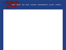 Tablet Screenshot of formulasports.com